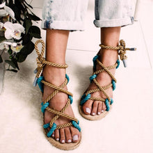 Load image into Gallery viewer, Roman Style Flat Sandals
