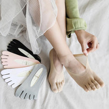 Load image into Gallery viewer, Women&#39;s Toe Socks Low Cut Five Finger Socks
