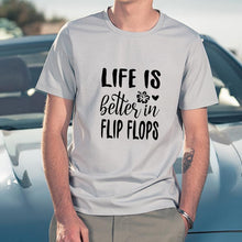 Load image into Gallery viewer, Life Is Better In Flip Flops T-shirt
