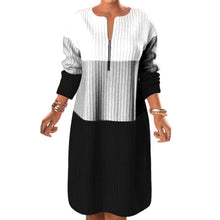 Load image into Gallery viewer, Zip Colorblock Dress
