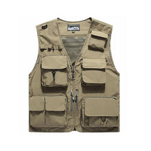 Load image into Gallery viewer, Outdoor Lightweight Mesh Fabric Vest with 16 Pockets
