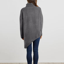 Load image into Gallery viewer, Irregular Turtleneck Sweater
