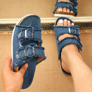 Summer Denim Casual Sandals