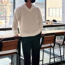 Load image into Gallery viewer, V-neck Pit Strip Knitwear
