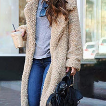 Load image into Gallery viewer, Long Fluffy Sherpa Coat Solid Teddy Bear Coats
