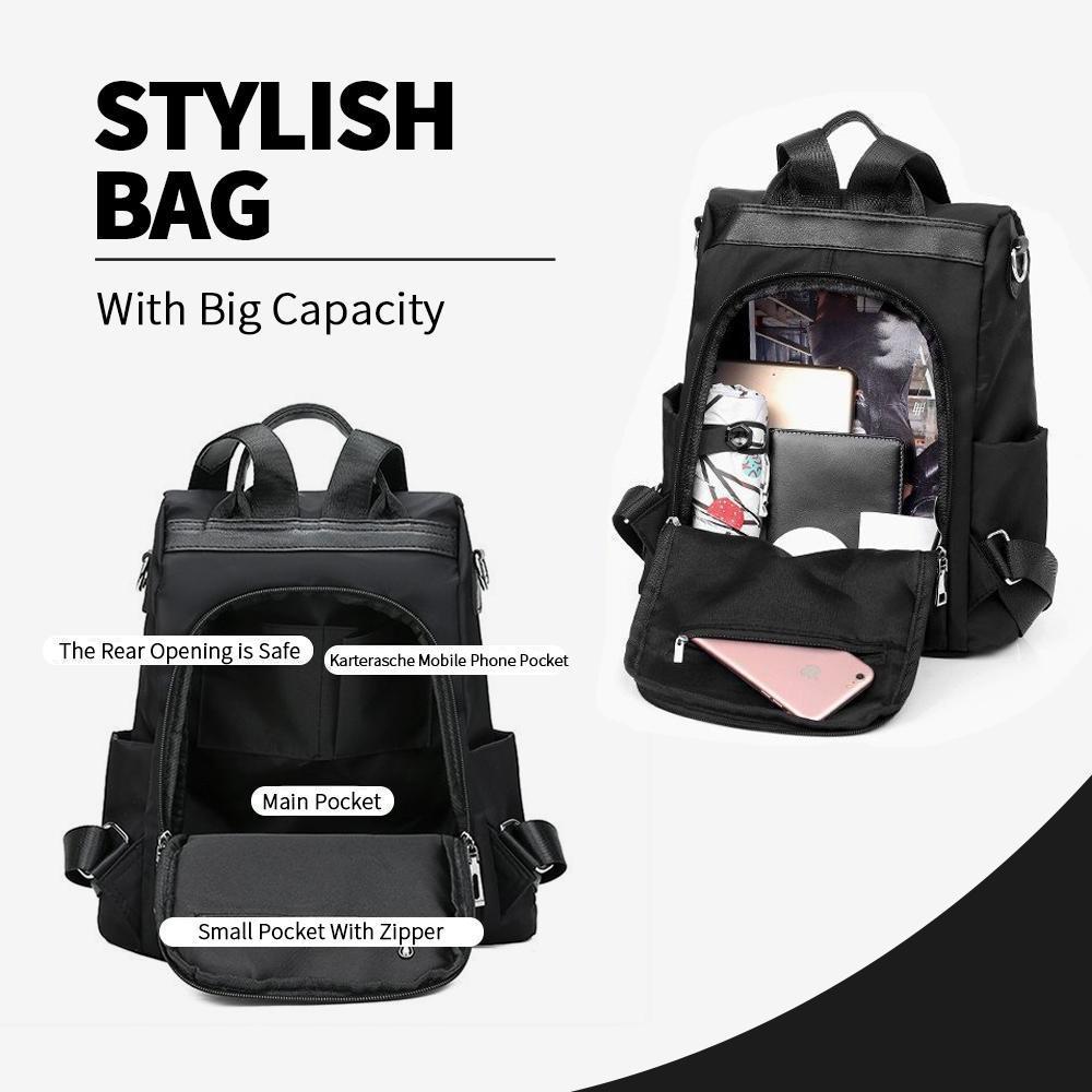Waterproof stylish bag, as a backpack or shoulder bag