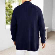 Load image into Gallery viewer, Men&#39;s Simple Pocket Cardigan
