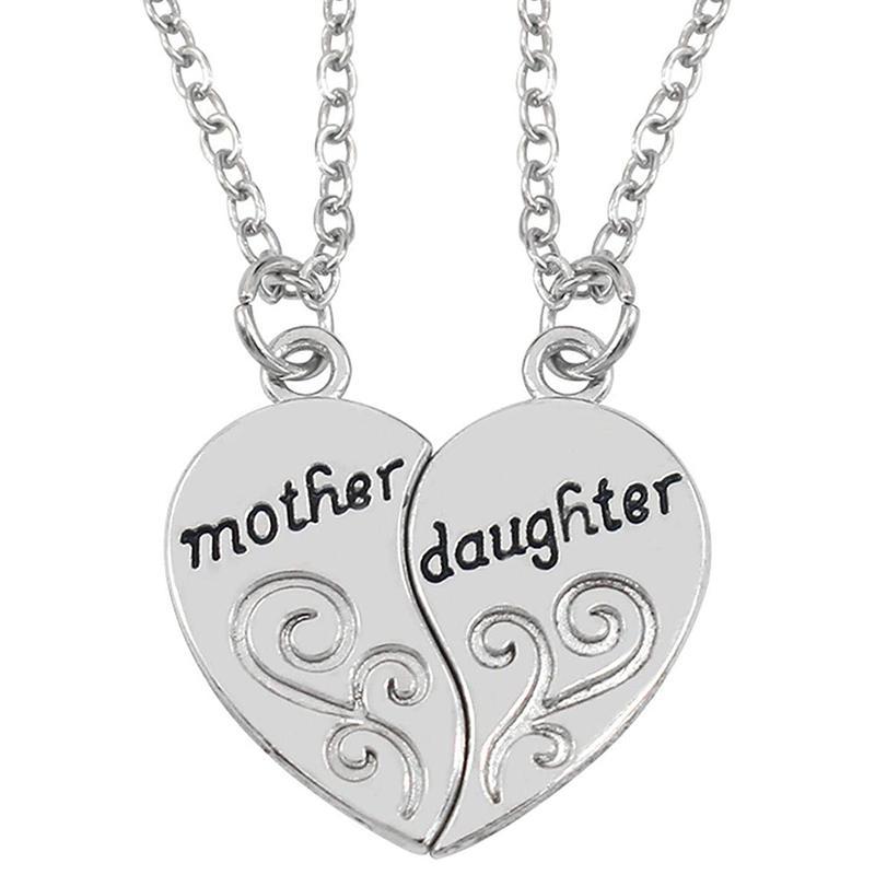 Mom & Daughter Pendant Necklace