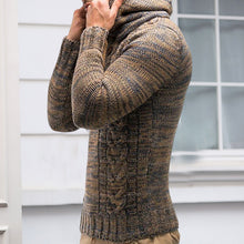 Load image into Gallery viewer, Slim Turtleneck Hooded Thick Sweater
