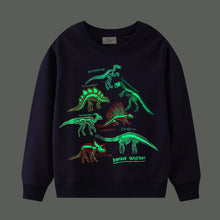 Load image into Gallery viewer, Luminous Round Neck Pullover Children&#39;s Sweatshirt
