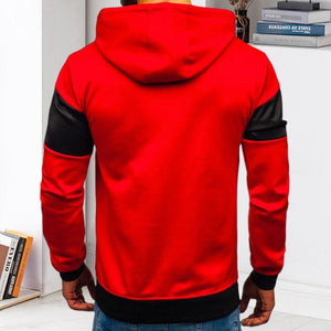 Men's Sports Hooded Sweatshirt With Drawstring