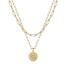 Load image into Gallery viewer, Gold Initial Necklaces for Women
