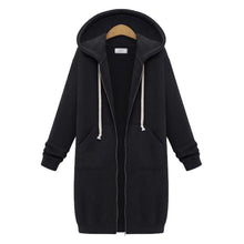 Load image into Gallery viewer, Women&#39;s Casual Zip up Fleece Hoodies
