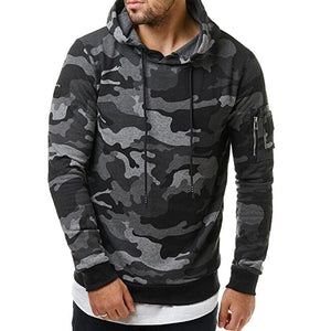 Camouflage Hooded Sweatshirt