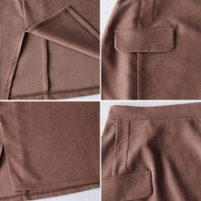 Load image into Gallery viewer, High Waist Slim Solid Color Hip Dress
