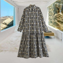 Load image into Gallery viewer, Women&#39;s Long Sleeve Shirt Dress
