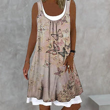 Load image into Gallery viewer, Sleeveless Digital Print Dress
