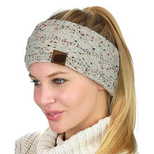 Load image into Gallery viewer, Women Multi Colorful Knitted Crochet Twist Headband
