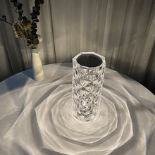 Load image into Gallery viewer, Rose Rays Crystal Diamond Table Lamp
