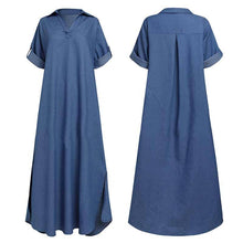 Load image into Gallery viewer, Denim Plus Size Dress
