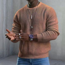 Load image into Gallery viewer, Long Sleeve Crew Neck Pullover Sweater
