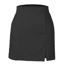 Load image into Gallery viewer, Women&#39;s High Waist Faux Suede Bodycon Mini Skirt
