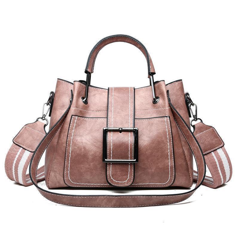 new Korean archaistic bucket bag