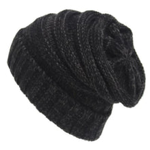 Load image into Gallery viewer, Women Knitted Slouchy Beanie Hat with Velvet
