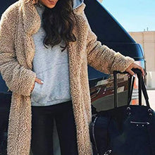 Load image into Gallery viewer, Long Fluffy Sherpa Coat Solid Teddy Bear Coats
