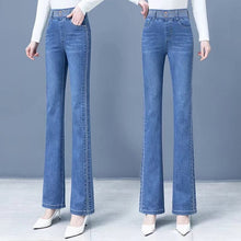 Load image into Gallery viewer, High Waist Stretch Flare Jeans
