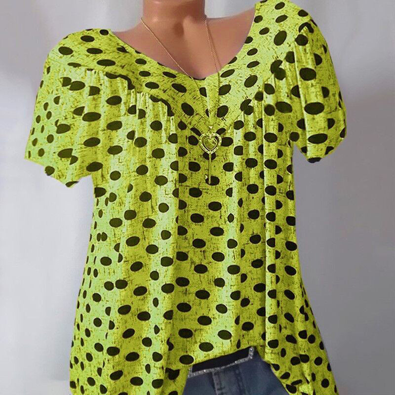 Round Neck and Dots T-shirt