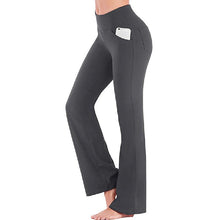 Load image into Gallery viewer, Women&#39;s High Waist and Flared Leg Yoga Pants
