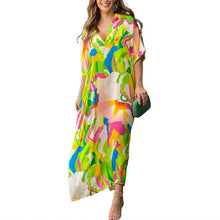 Load image into Gallery viewer, Casual dress with painted print
