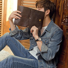 Load image into Gallery viewer, Men Vintage Card Holder Long Wallet
