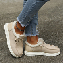 Load image into Gallery viewer, Low-Top Canvas Plush Shoes
