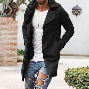 Mens Slim Fit Trench Coat