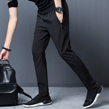Load image into Gallery viewer, Men&#39;s quick-dry ice silk zippered pants
