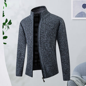 Cardigan Long Sleeve Knit Sports Sweater