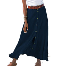 Load image into Gallery viewer, Long skirt in solid color
