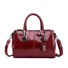 Load image into Gallery viewer, Boston leather handbag for women
