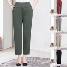 Load image into Gallery viewer, High Waist Cropped Trousers
