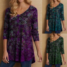 Load image into Gallery viewer, V Neck Loose Fit T-shirt

