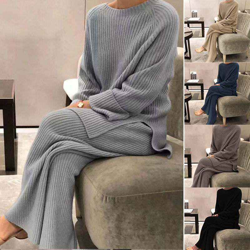 2 Piece Knit Outfit Sweater Set