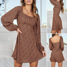 Load image into Gallery viewer, Long Sleeve Leopard Print Dress
