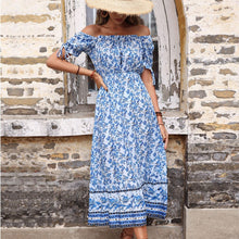 Load image into Gallery viewer, Alisa Maxi Dress-Porcelain Print
