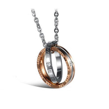 Load image into Gallery viewer, Eternal Love Titanium Steel Couple Necklace
