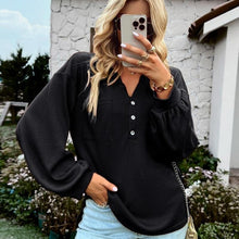 Load image into Gallery viewer, Casual Plain Pullover Blouses Basic Tops
