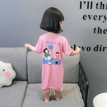 Load image into Gallery viewer, Children&#39;s Thin Summer Moisture-wicking Homewear One Piece
