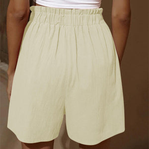 Cotton Bud High Waist Shorts