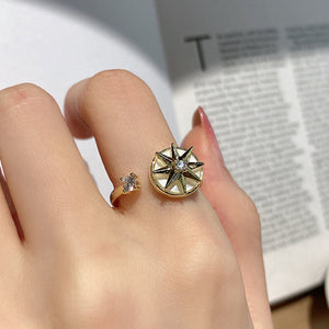 Eight-pointed Star Whirling Ring